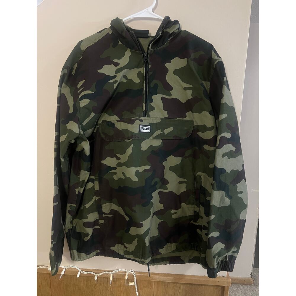 Camo Obey Jacket Pullover